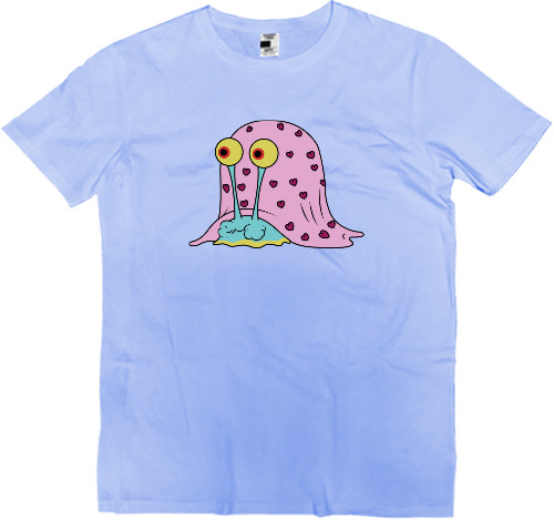 Kids' Premium T-Shirt - GARY THE SNAIL (EAT) / УЛИТКА ГЭРИ (КУШАЕТ) - Mfest