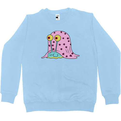 Kids' Premium Sweatshirt - GARY THE SNAIL (EAT) / УЛИТКА ГЭРИ (КУШАЕТ) - Mfest