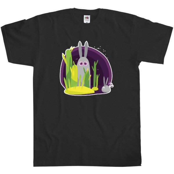 Kids' T-Shirt Fruit of the loom - CARTOON BUBBLEGUM RABBIT / МУЛЬТЯШНЫЙ КРОЛИК - Mfest