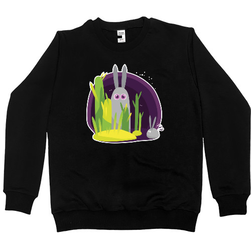 Kids' Premium Sweatshirt - CARTOON BUBBLEGUM RABBIT / МУЛЬТЯШНЫЙ КРОЛИК - Mfest