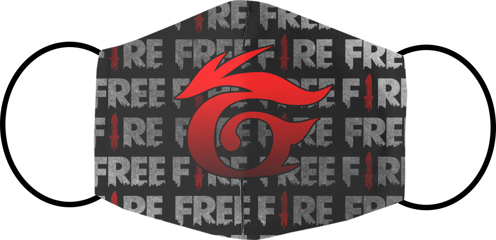 Маска на лицо - Garena Free Fire [5] - Mfest