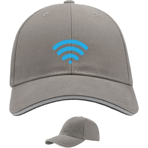 Sandwich Baseball Cap - wireless-signal - Mfest