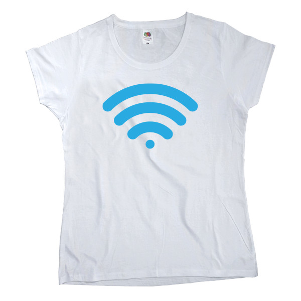 Women's T-shirt Fruit of the loom - wireless-signal - Mfest