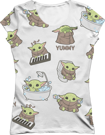 Women's T-Shirt 3D - Baby Yoda - Mfest