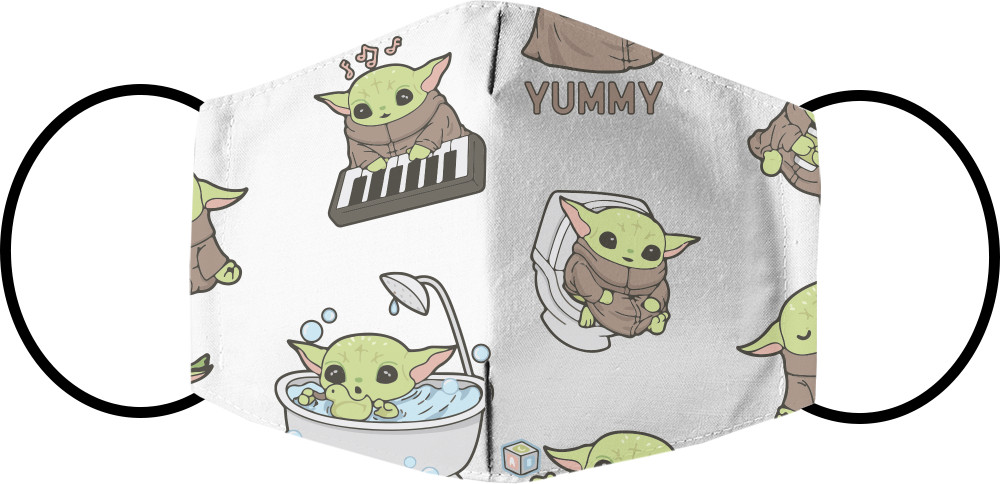 Face Mask - Baby Yoda - Mfest