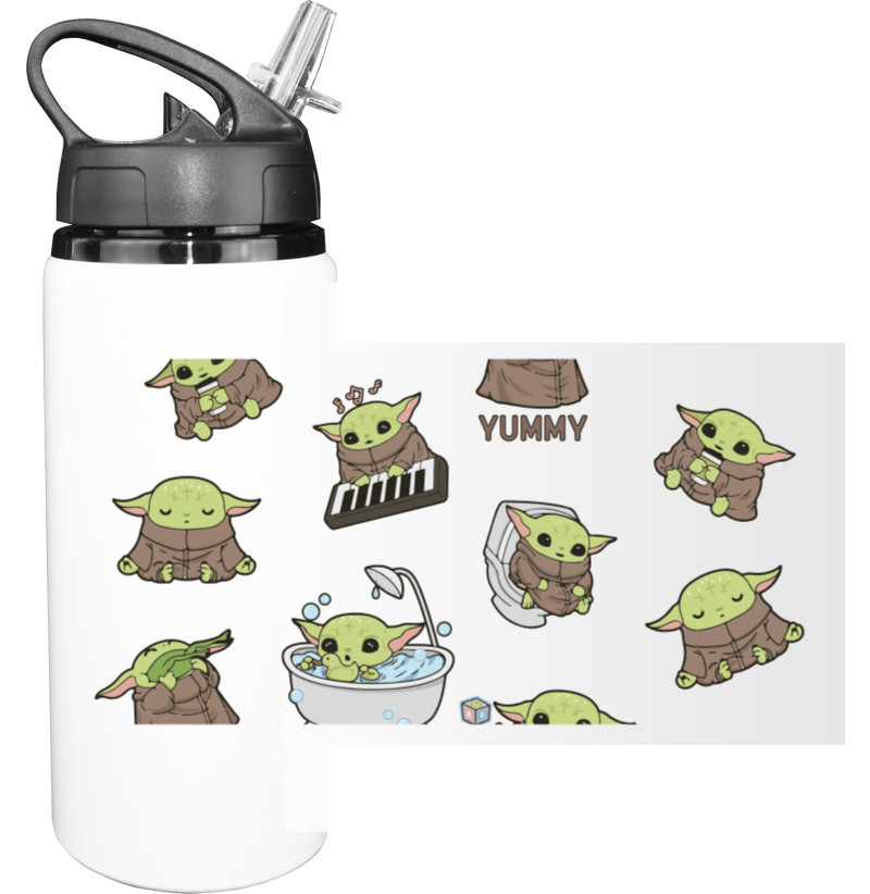 Sport Water Bottle - Baby Yoda - Mfest