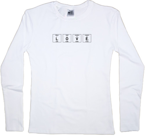 Women's Longsleeve Shirt - LOVE - Mfest