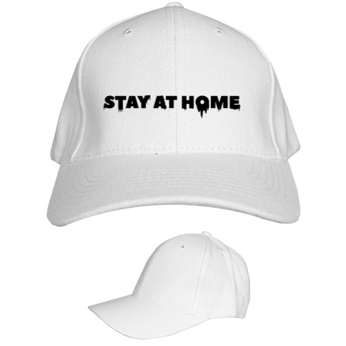 Kids' Baseball Cap 6-panel - STAY AT HOME - Mfest