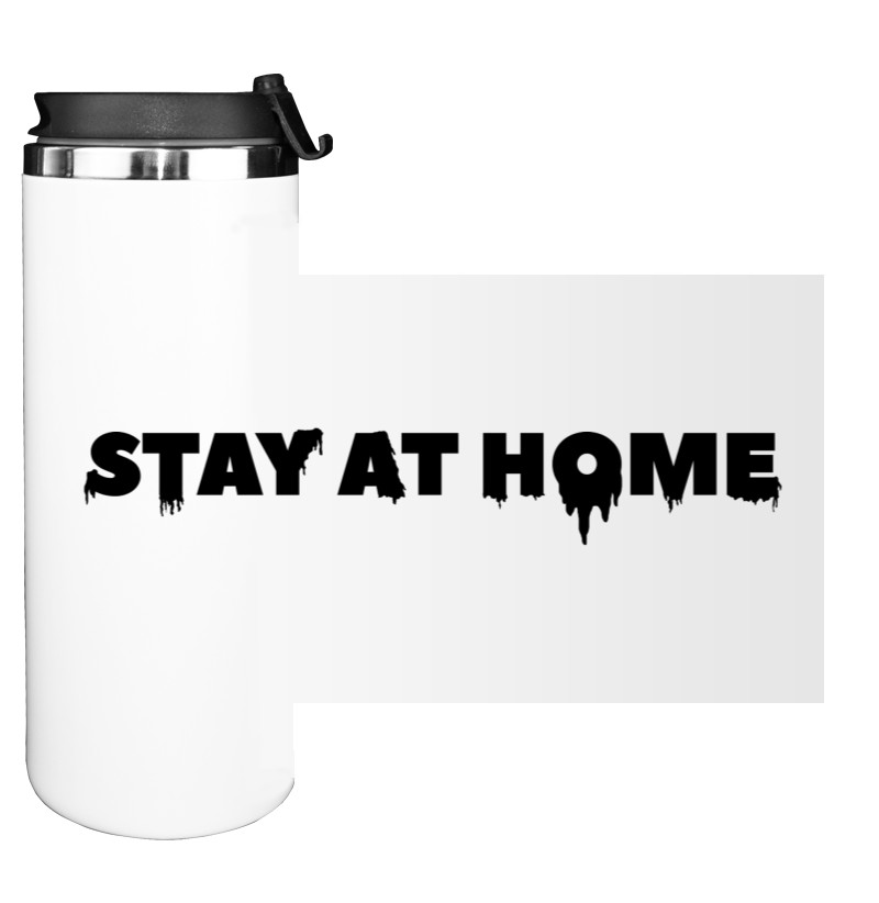 Water Bottle on Tumbler - STAY AT HOME - Mfest