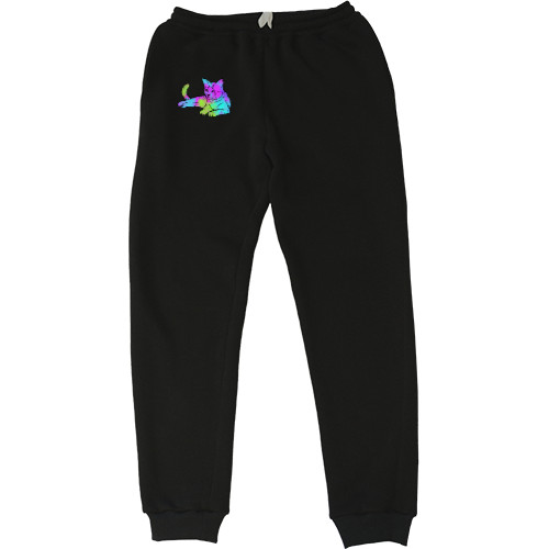 Women's Sweatpants - Акварельный кот - Mfest