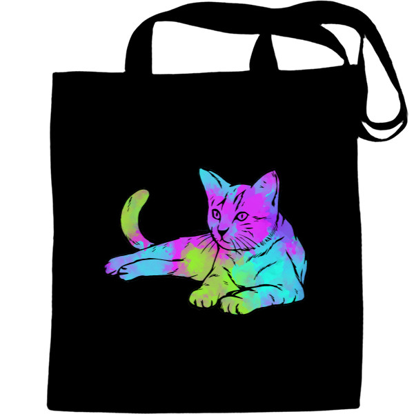 Tote Bag - Акварельный кот - Mfest