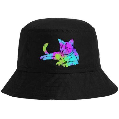 Bucket Hat - Акварельный кот - Mfest