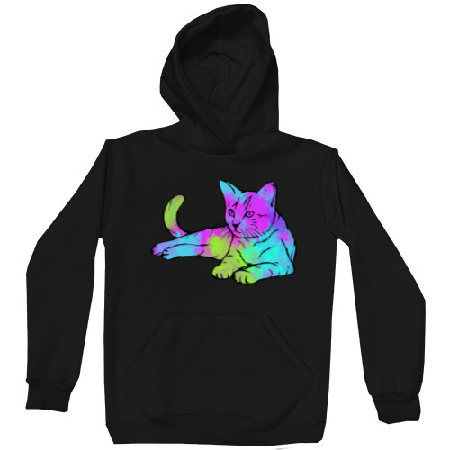 Kids' Premium Hoodie - Акварельный кот - Mfest