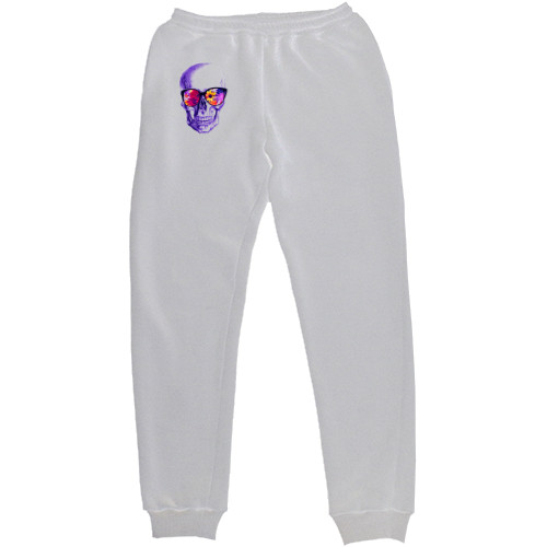 Men's Sweatpants - Череп в очках - Mfest