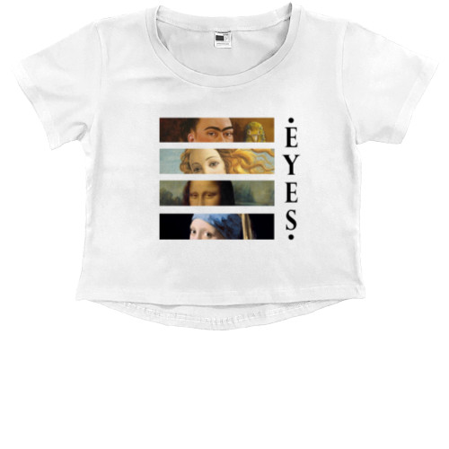 Kids' Premium Cropped T-Shirt - MASTERPIECES - Mfest