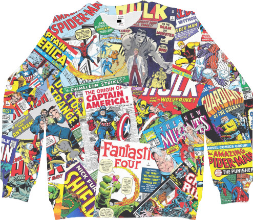 Women's Sweatshirt 3D - MARVEL кофта - Mfest