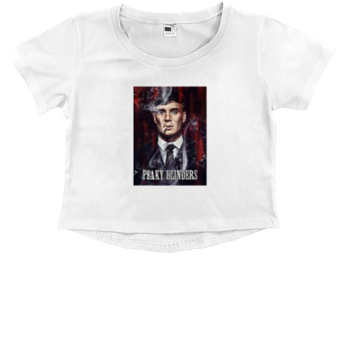 Kids' Premium Cropped T-Shirt - Peaky Blinders Tomas Shelby - Mfest