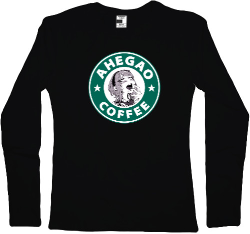 Women's Longsleeve Shirt - Ahegao coffee - Mfest