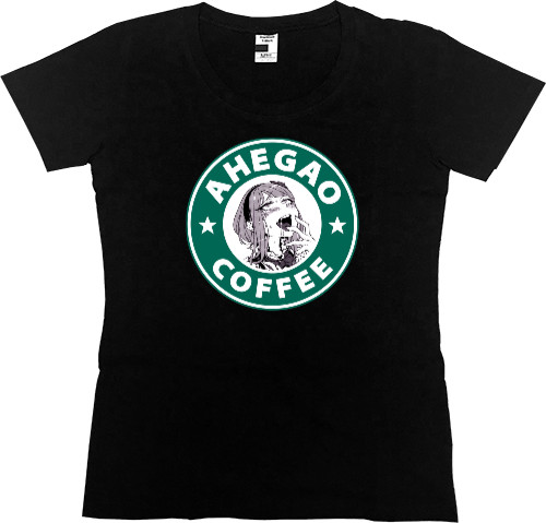 Women's Premium T-Shirt - Ahegao coffee - Mfest