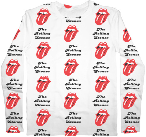 Футболка з Довгим Рукавом Чоловіча 3D - The Rolling Stones - Mfest