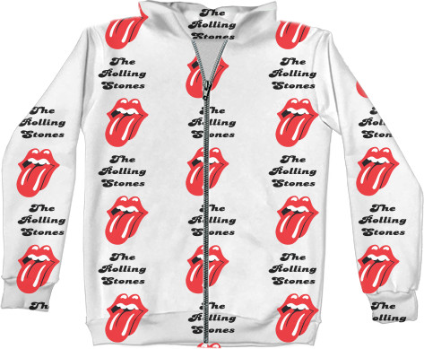 Unisex Zip-through Hoodie 3D - The Rolling Stones - Mfest