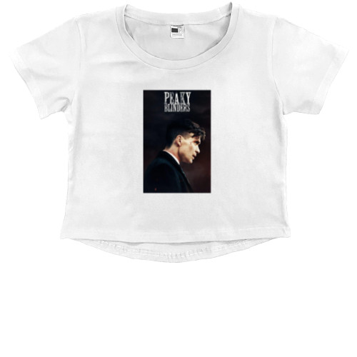 Kids' Premium Cropped T-Shirt - Peaky Blinders Томас Шелби - Mfest