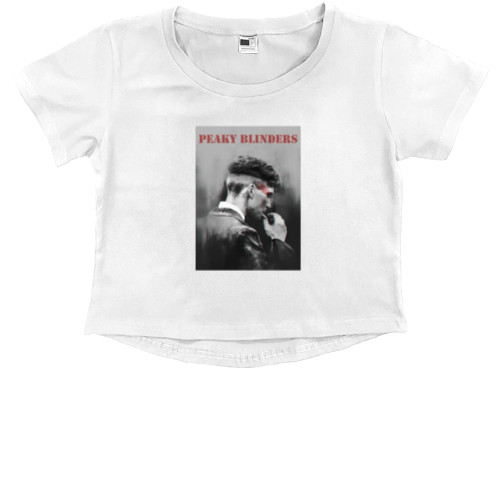 Kids' Premium Cropped T-Shirt - Peaky Blinders Thomas Shelby - Mfest