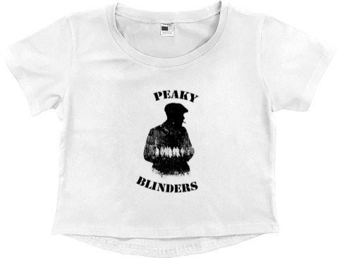 Women's Cropped Premium T-Shirt - Peaky Blinders - Mfest