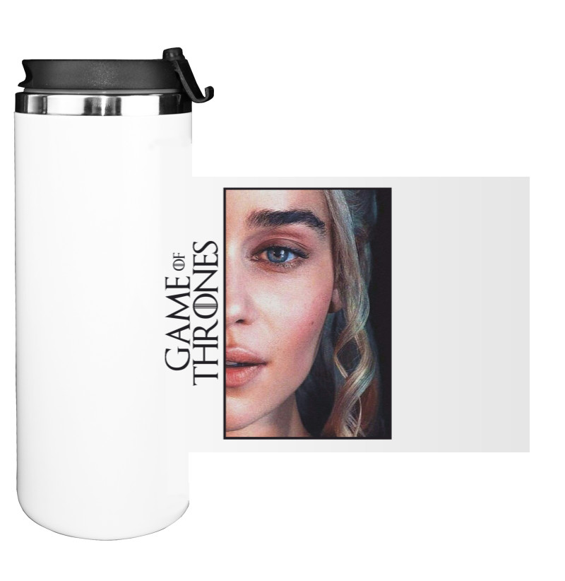 Water Bottle on Tumbler - Game of Thrones Daenerys Targaryen - Mfest