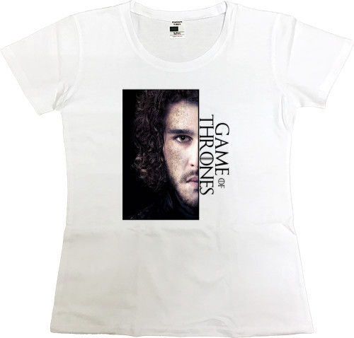 Футболка Преміум Жіноча - Game of Thrones Jon Snow - Mfest