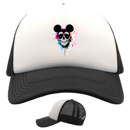 Trucker Cap - Череп Микки Мауса - Mfest