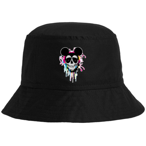 Bucket Hat - Череп Микки Мауса - Mfest