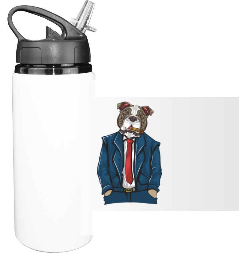 Sport Water Bottle - fashion bulldog - Mfest