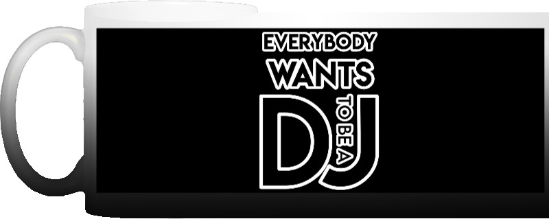 Magic Mug - Everybody Wants to be a DJ(white) - Mfest