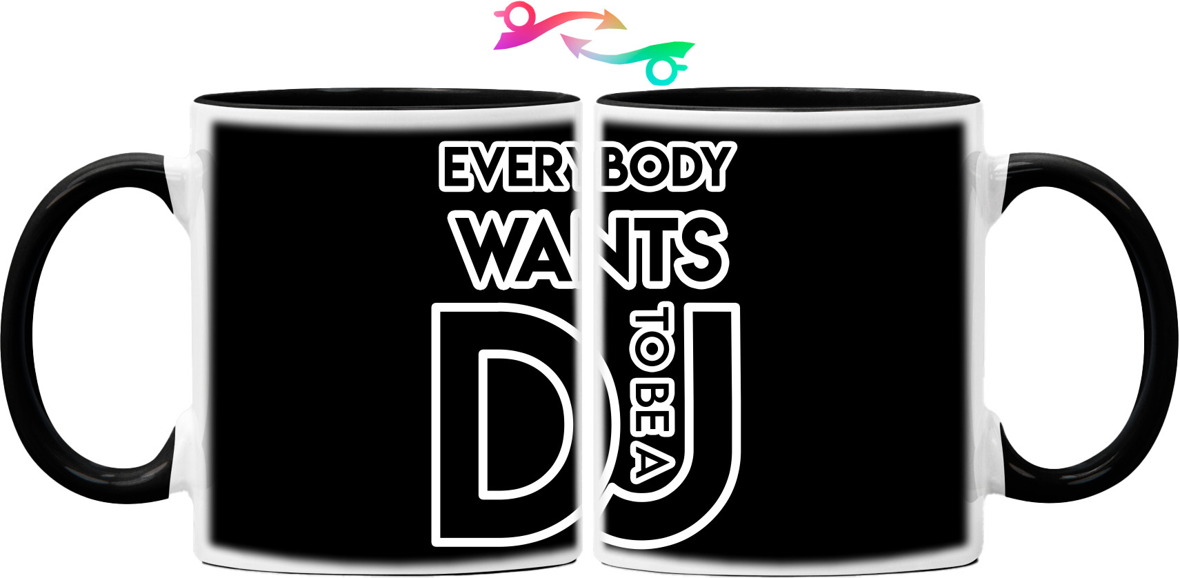 Кружка - Everybody Wants to be a DJ(white) - Mfest