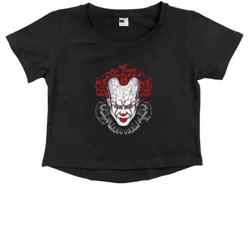 Kids' Premium Cropped T-Shirt - ОНО ПЕННИВАЙЗ - Mfest