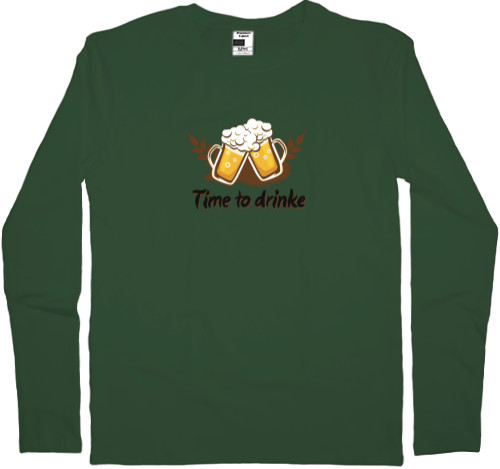 Kids' Longsleeve Shirt - time to drink - Mfest