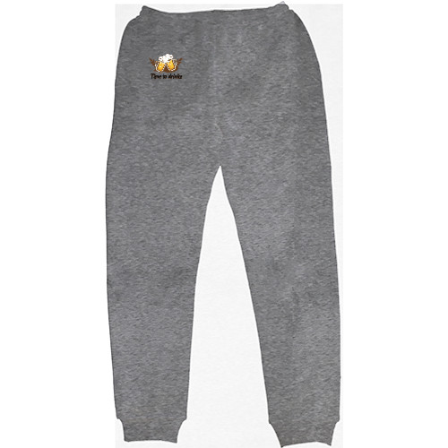 Kids' Sweatpants - time to drink - Mfest