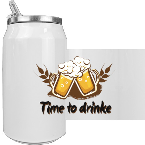 Aluminum Can - time to drink - Mfest