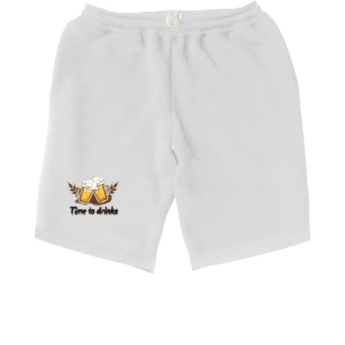 Men's Shorts - time to drink - Mfest