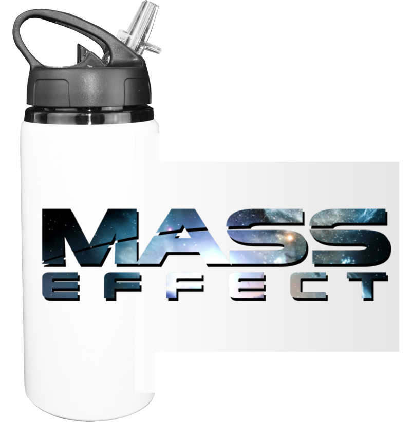 Бутылка для воды - Mass effect logo - Mfest