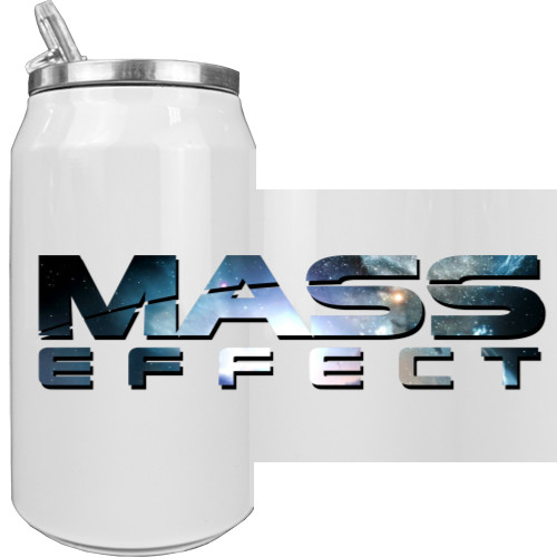 Aluminum Can - Mass effect logo - Mfest