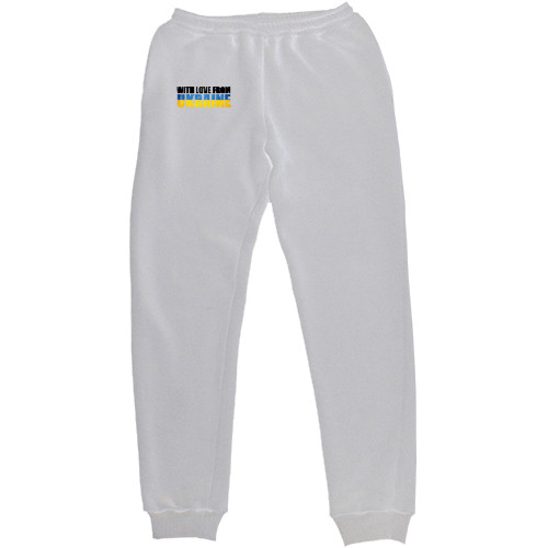 Men's Sweatpants - with love from Ukraine - Mfest