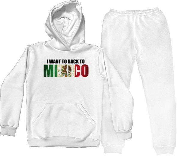 Sports suit for women - I want to back to Mexico - Mfest