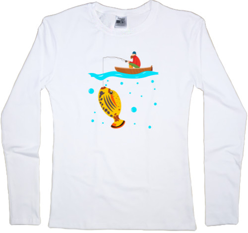 Women's Longsleeve Shirt - Big Fish - Mfest