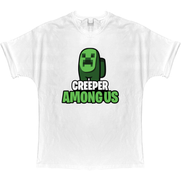 T-shirt Oversize - Creeper impostor - Mfest