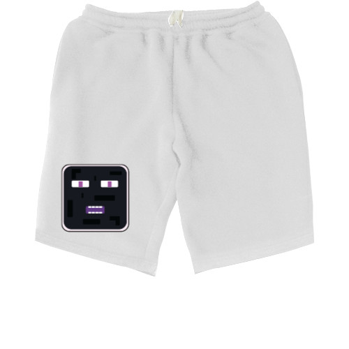 Kids' Shorts - Enderman cube art - Mfest