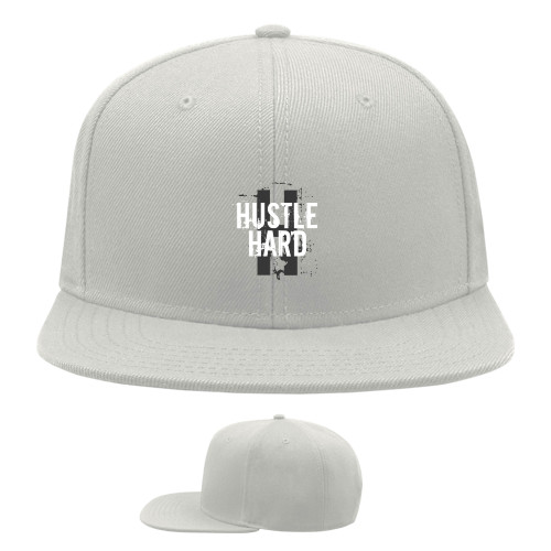 Snapback Baseball Cap - Hustle Hard - Mfest