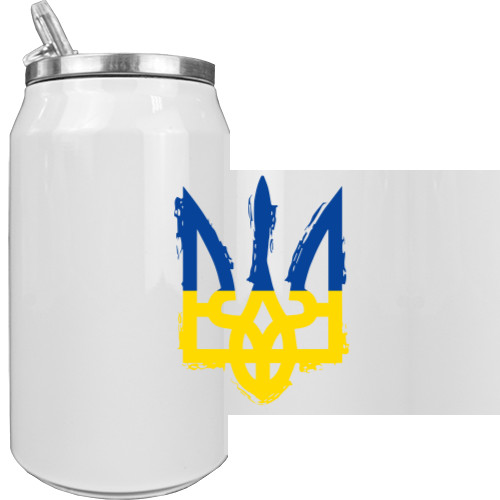 Aluminum Can - Герб Украины Сине-Жёлтый - Mfest