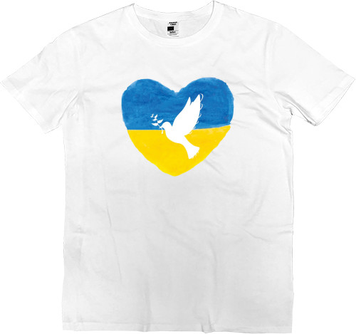 Kids' Premium T-Shirt - Голубь Мира, Мир Украине, Peace Ukraine - Mfest